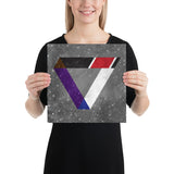 Jiu-Jitsu Rank Triangle Art Poster Print