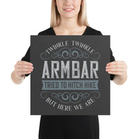 Twinkle Twinkle Armbar Jiu-Jitsu Art Poster Print