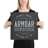 Twinkle Twinkle Armbar Jiu-Jitsu Art Poster Print