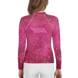 Pink Space Jiu-Jitsu Youth Rash Guard