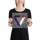Jiu-Jitsu Rank Triangle Art Poster Print