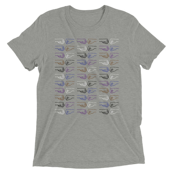 Fist Bump Jiu-Jitsu Short Sleeve Unisex Tri-blend T-shirt