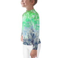 Tie Dye Let's Roll NoGi Kids Jiu-Jitsu Rash Guard (BJJ Colorway 2)