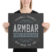Twinkle Twinkle Armbar Jiu-Jitsu Art Poster Print