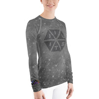 Jiu-Jitsu Space Hexagon Women's Rash Guard
