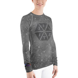 Jiu-Jitsu Space Hexagon Women's Rash Guard