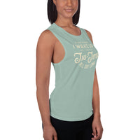 Every Morning I Wake Up and I Think About Jiu-Jitsu All Day Long Ladies’ Muscle Tank