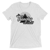 In Triangles We Trust Short Sleeve Tri-Blend T-shirt