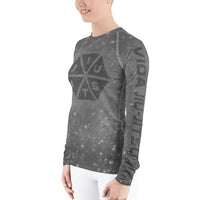 Jiu-Jitsu Space Hexagon Women's Rash Guard