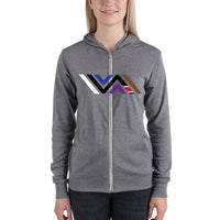 Vida Icon Unisex Zip Lightweight Hoodie Sweatshirt