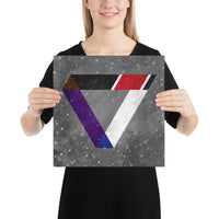 Jiu-Jitsu Rank Triangle Art Poster Print