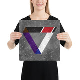 Jiu-Jitsu Rank Triangle Art Poster Print