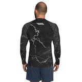 Black Marble Lightning Men's NoGi Jiu-Jitsu Rash Guard