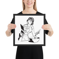 Mastering Chokeholds Framed Jiu-Jitsu Art Poster Print
