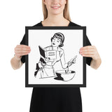 Mastering Chokeholds Framed Jiu-Jitsu Art Poster Print