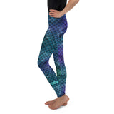 Mermaid Scales Youth Jiu-Jitsu Spats - BJJ Yoga Leggings