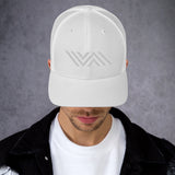 Vida Icon White on White Trucker Cap