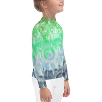 Tie Dye Let's Roll NoGi Kids Jiu-Jitsu Rash Guard (BJJ Colorway 2)