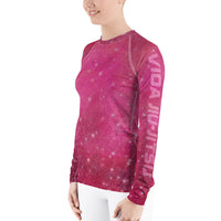 Pink Space Women's Jiu-Jitsu Rash Guard