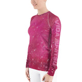 Pink Space Women's Jiu-Jitsu Rash Guard