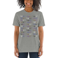 Fist Bump Jiu-Jitsu Short Sleeve Unisex Tri-blend T-shirt