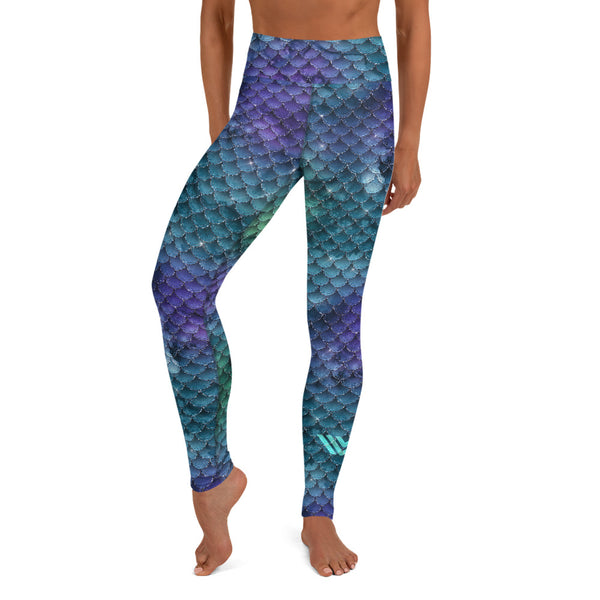 Mermaid Scales Jiu-Jitsu Spats - BJJ Yoga Leggings – Vida Jiu