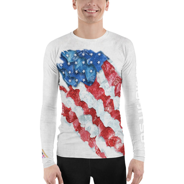 American Flag Men's Jiu-Jitsu Rash Guard
