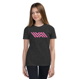 Pink Vida Icon Youth Short Sleeve T-Shirt