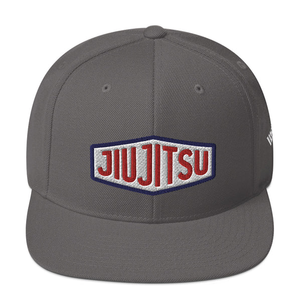 Red, White & Blue Jiu Jitsu Flat Brim Snapback Hat