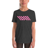 Pink Vida Icon Youth Short Sleeve T-Shirt