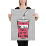 My Back Takes Bring All the Boys to the Yard Jiu-Jitsu Art Poster Print