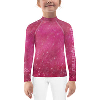 Pink Space Jiu-Jitsu Kids Rash Guard