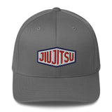 Red, White & Blue Jiu-Jitsu Structured Solid Back Twill Cap