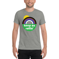 Keep on Rollin' Unisex Tri-blend Tee