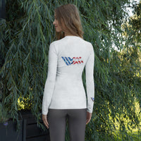 American Flag Vida Jiu-Jitsu Women's Rash Guard
