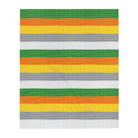 Jiu-Jitsu Belt Throw Blanket (Kid Ranks)