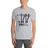 Yay for Jiu-Jitsu Dancing Balloon Guys Short-Sleeve Unisex T-Shirt