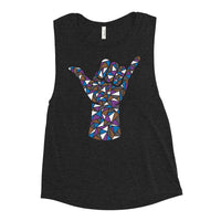 Stained Glass Shaka Ladies’ Muscle Tank