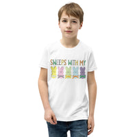 Sweeps With My Peeps Youth BJJ Easter Short Sleeve T-Shirt